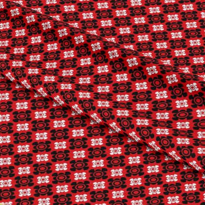 Red Bandana Pattern 8 Quilting Cotton Fabric