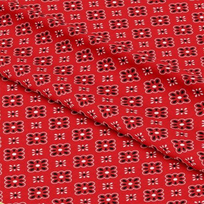 Red Bandana Pattern 9 Quilting Cotton Fabric