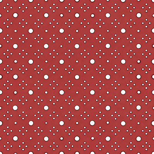 Red Farmhouse Pattern 3 Quilting Cotton Fabric