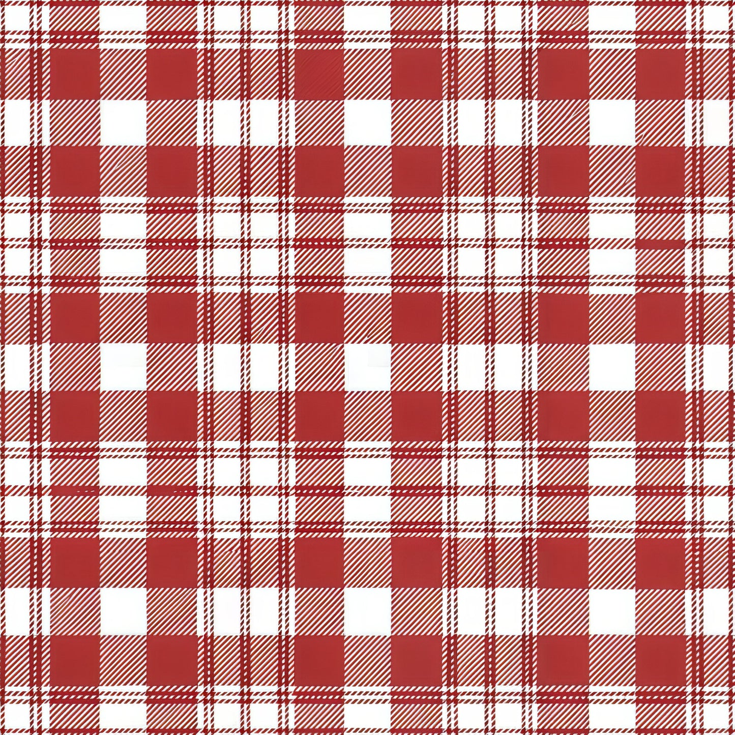 Red Farmhouse Pattern 4 Quilting Cotton Fabric