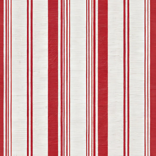 Red Farmhouse Pattern 9 Quilting Cotton Fabric