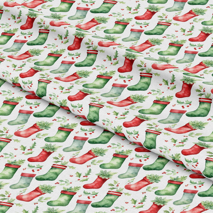 - Red and Green Watercolor Christmas Pattern 10 Quilting Cotton Fabric  
- Christmas stocking fabric  
- Holiday cotton textile  
- Festive watercolor fabric  
- Seasonal quilting material  
- Red and green holiday design  
- Christmas decoration fabric  
- Cotton fabric for quilting  
- Christmas-themed fabric  
- Watercolor style fabric