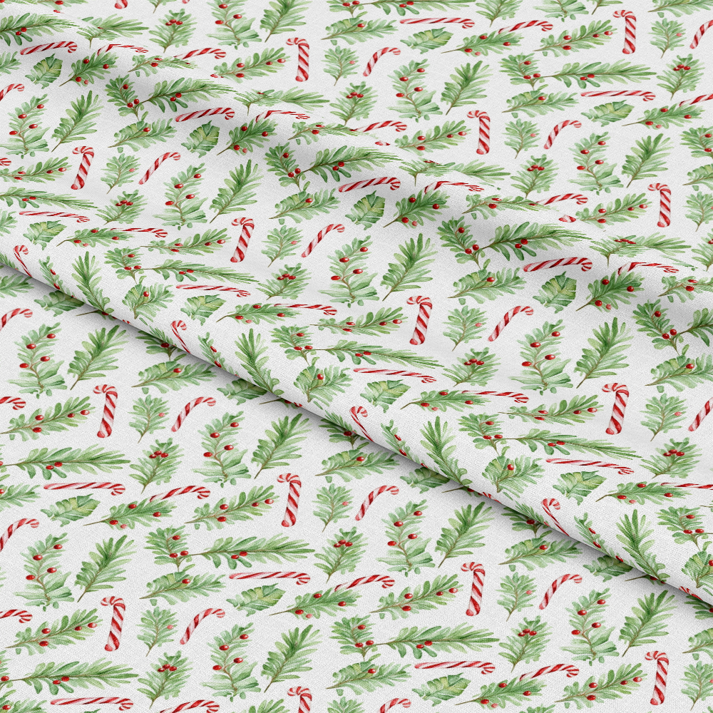 - Red and Green Watercolor Christmas Pattern 6 Quilting Cotton Fabric  
- Christmas fabric  
- Holiday fabric  
- Quilting cotton  
- Christmas leaves  
- Holly leaves  
- Red berries  
- Candy cane print  
- Festive fabric  
- Seasonal fabric  
- Watercolor design  
- Green foliage  
- Cotton material  
- Quilting fabric  
- Decorative fabric