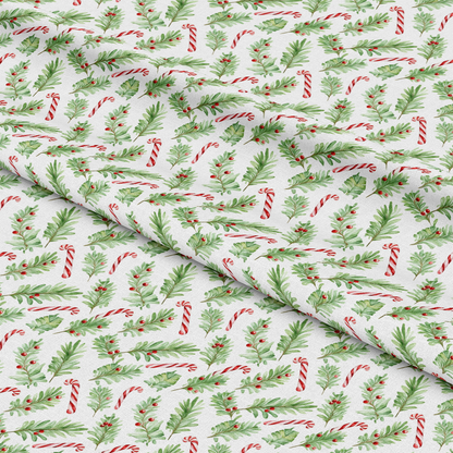 - Red and Green Watercolor Christmas Pattern 6 Quilting Cotton Fabric  
- Christmas fabric  
- Holiday fabric  
- Quilting cotton  
- Christmas leaves  
- Holly leaves  
- Red berries  
- Candy cane print  
- Festive fabric  
- Seasonal fabric  
- Watercolor design  
- Green foliage  
- Cotton material  
- Quilting fabric  
- Decorative fabric