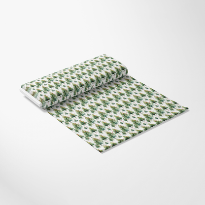 - Red and Green Watercolor Christmas Pattern 8 Quilting Cotton Fabric  
- Christmas trees  
- Holiday fabric  
- Quilting cotton  
- Festive colors  
- Seasonal design  
- Green foliage  
- Red accents  
- Watercolor texture  
- Cotton textile  
- Christmas motif  
- Repeated tree pattern  
- Soft fabric