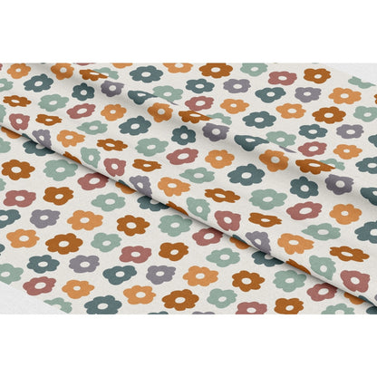 Retro Floral Pattern 12 Quilting Cotton Fabric