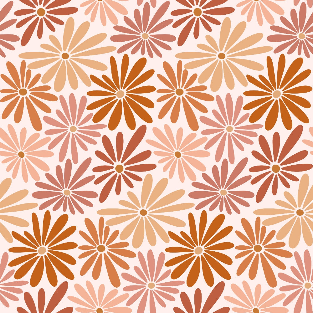 Retro Floral Pattern 4 Quilting Cotton Fabric