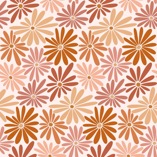 Retro Floral Pattern 4 Quilting Cotton Fabric