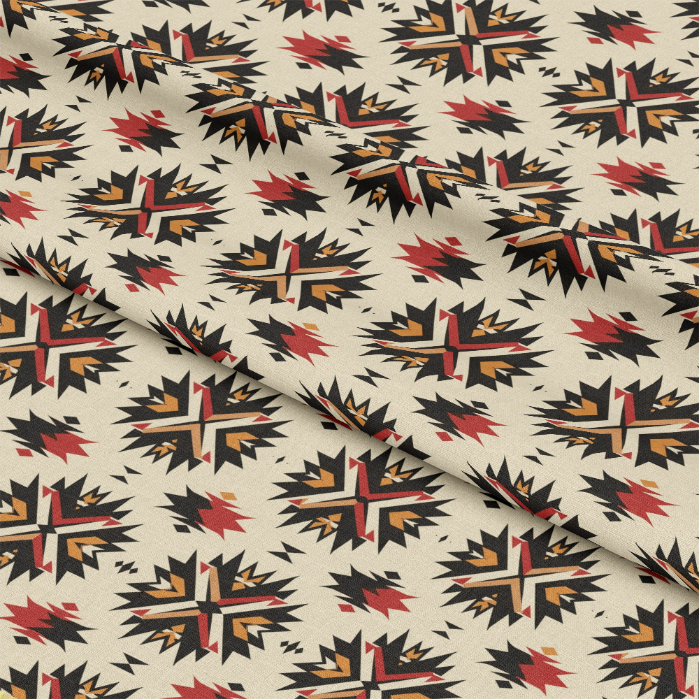 Retro Native American Pattern 7 Quilting Cotton Fabric