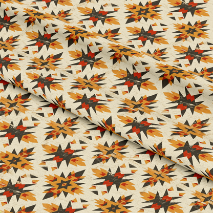 Retro Native American Pattern 8 Quilting Cotton Fabric