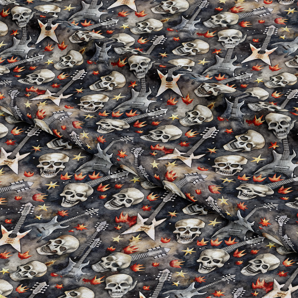 Rock and Roll Pattern 34 Quilting Cotton Fabric