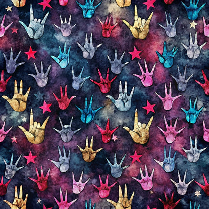 Rock and Roll Pattern 7 Quilting Cotton Fabric