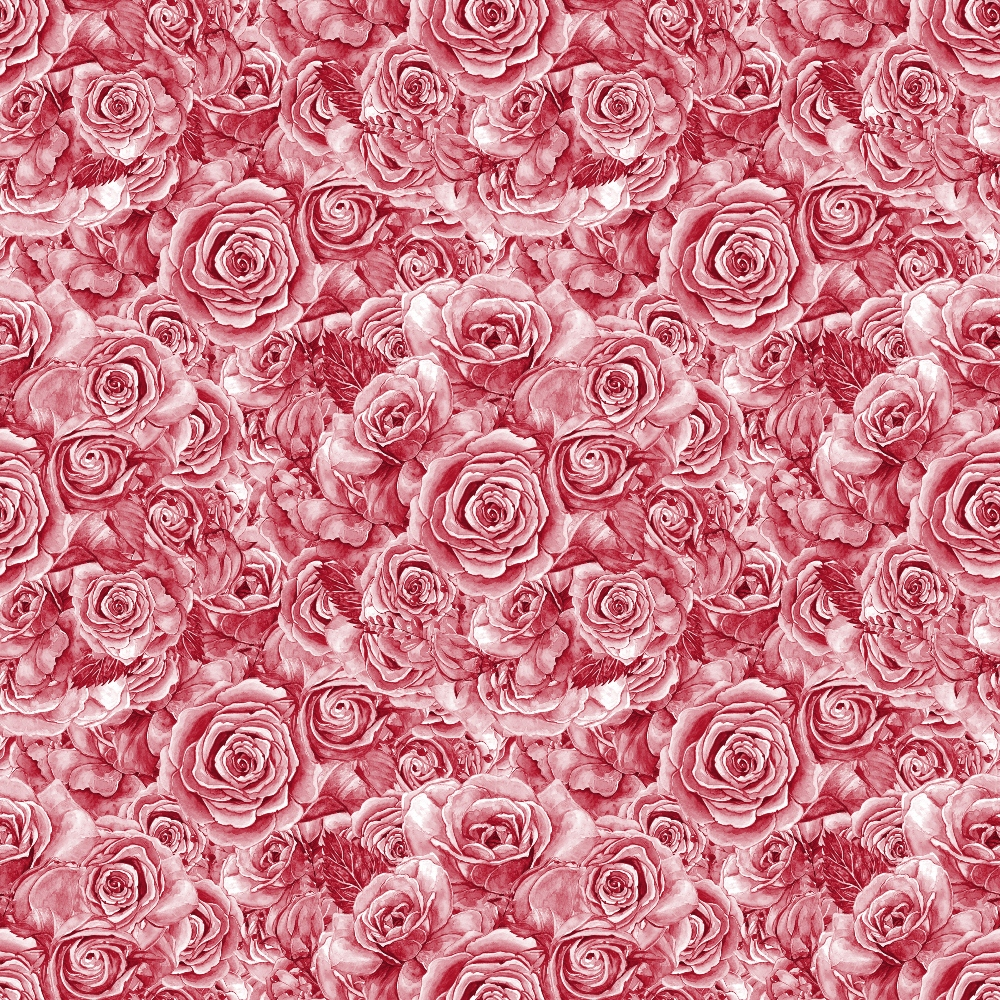 Rose Bouquet Pattern 20 Quilting Cotton Fabric