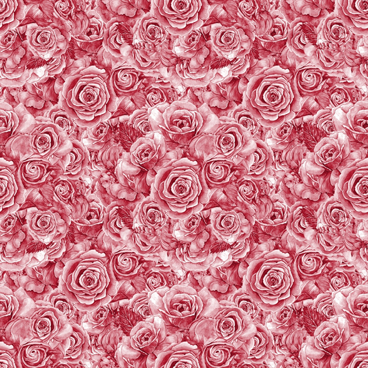 Rose Bouquet Pattern 20 Quilting Cotton Fabric