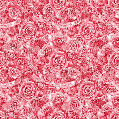 Rose Bouquet Pattern 21 Quilting Cotton Fabric