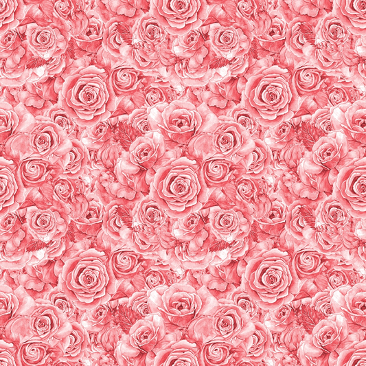 Rose Bouquet Pattern 22 Quilting Cotton Fabric