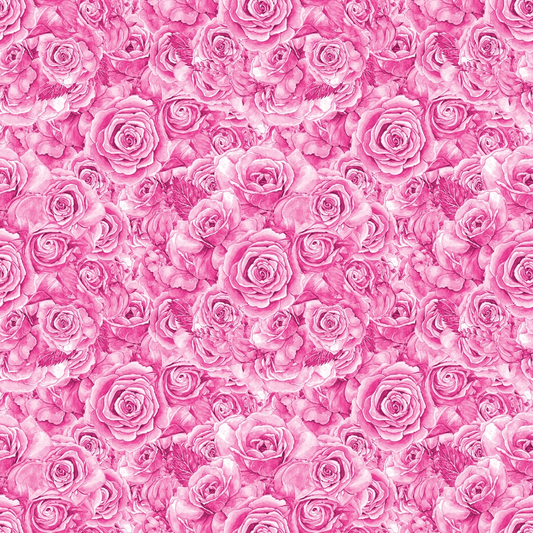 Rose Bouquet Pattern 30 Quilting Cotton Fabric