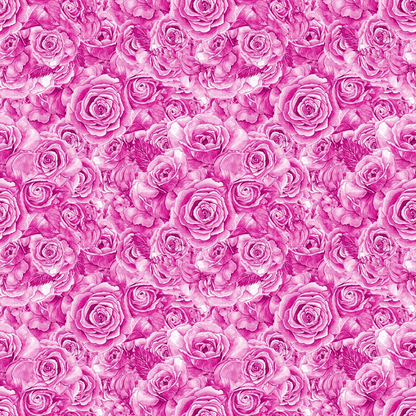 Rose Bouquet Pattern 31 Quilting Cotton Fabric