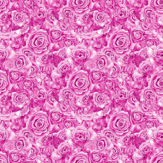 Rose Bouquet Pattern 31 Quilting Cotton Fabric