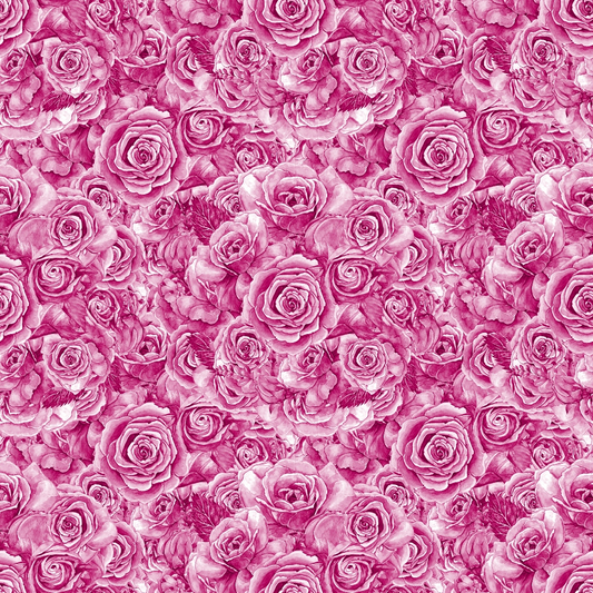 Rose Bouquet Pattern 32 Quilting Cotton Fabric