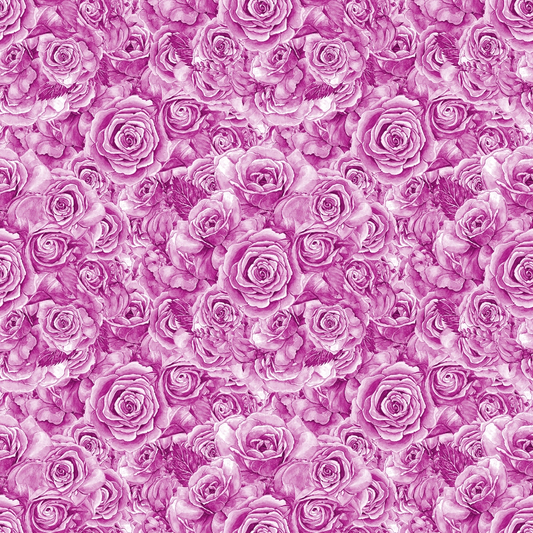 Rose Bouquet Pattern 33 Quilting Cotton Fabric