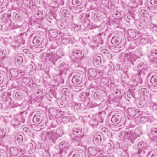 Rose Bouquet Pattern 34 Quilting Cotton Fabric