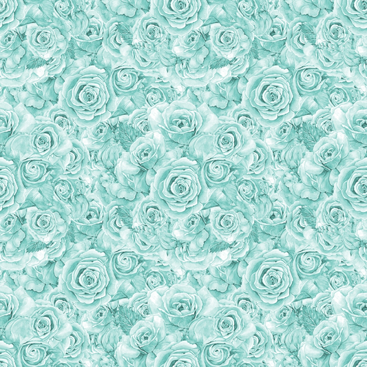 Rose Bouquet Pattern 60 Quilting Cotton Fabric