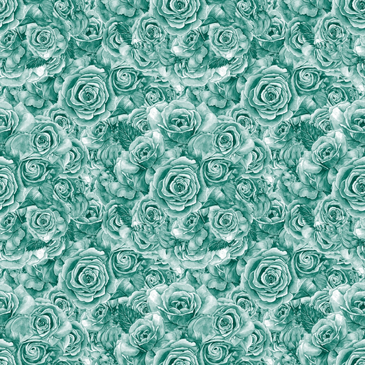 Rose Bouquet Pattern 64 Quilting Cotton Fabric