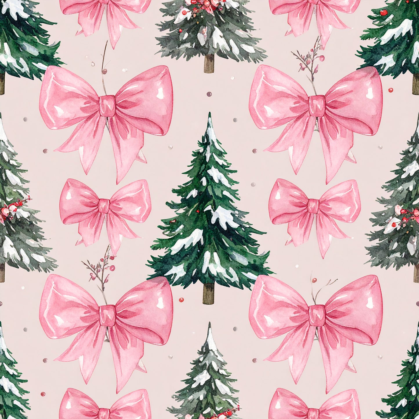 Rosy Santa Christmas Cheer Pattern 14 Quilting Cotton Fabric
