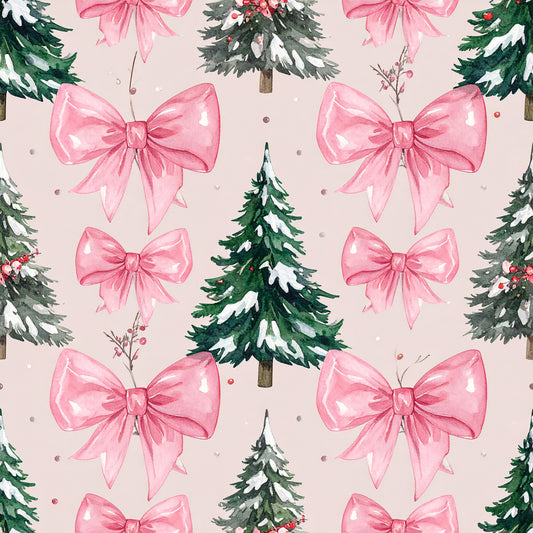 Rosy Santa Christmas Cheer Pattern 14 Quilting Cotton Fabric