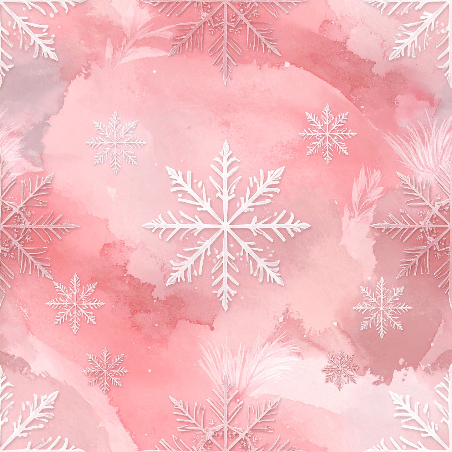 Rosy Santa Christmas Cheer Pattern 15 Quilting Cotton Fabric