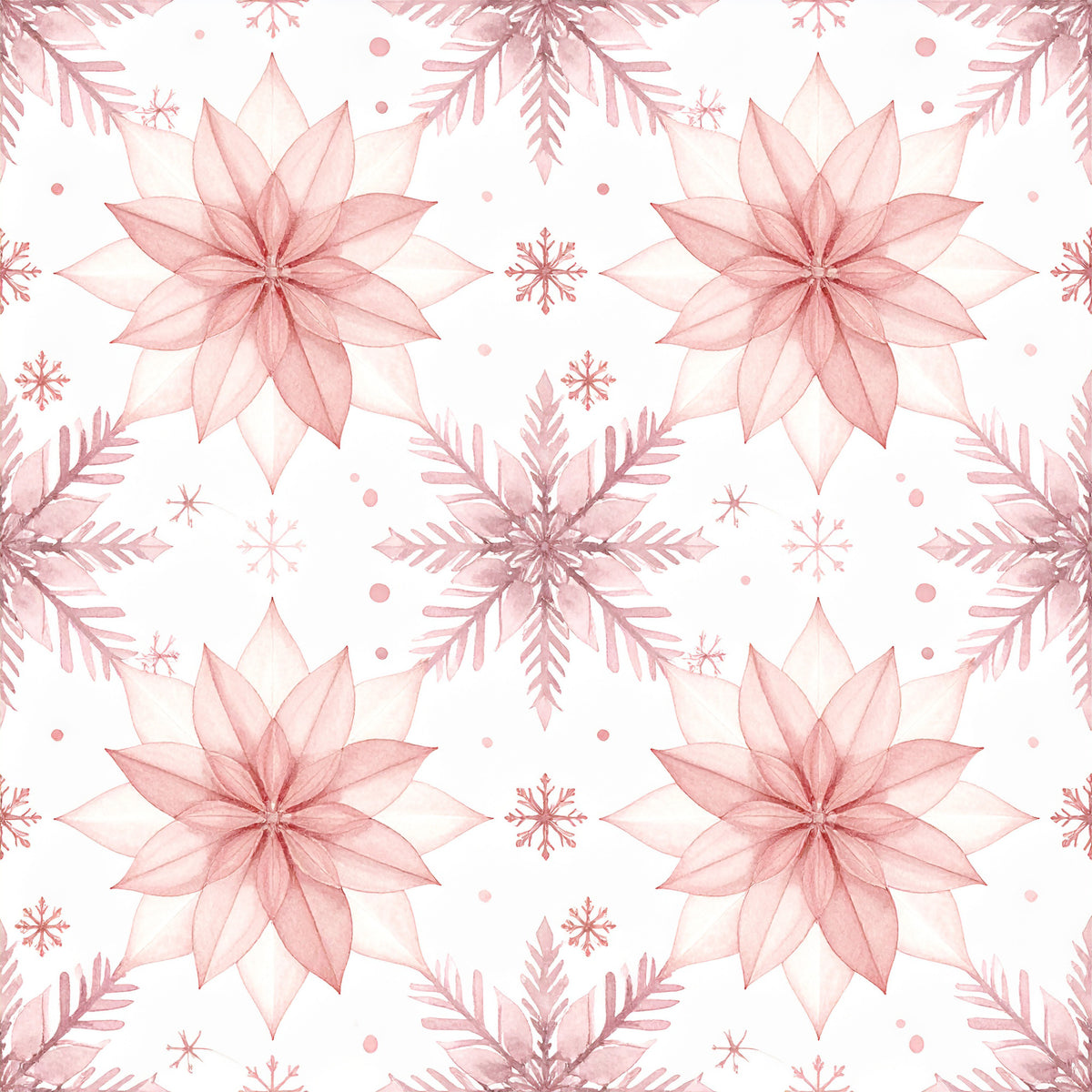Rosy Santa Christmas Cheer Pattern 18 Quilting Cotton Fabric