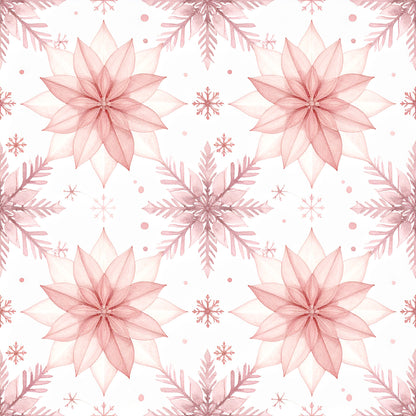 Rosy Santa Christmas Cheer Pattern 18 Quilting Cotton Fabric