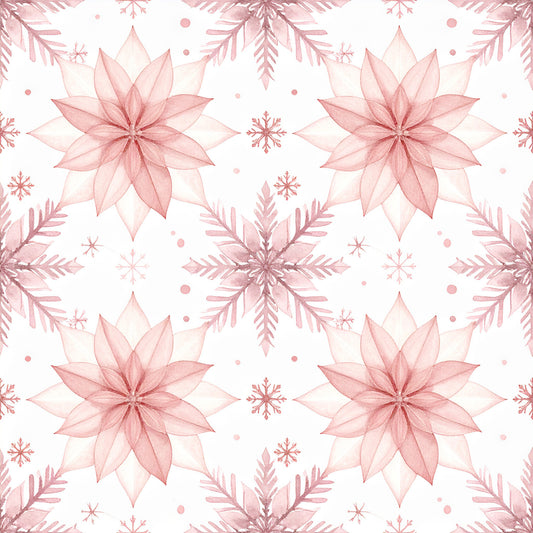 Rosy Santa Christmas Cheer Pattern 18 Quilting Cotton Fabric