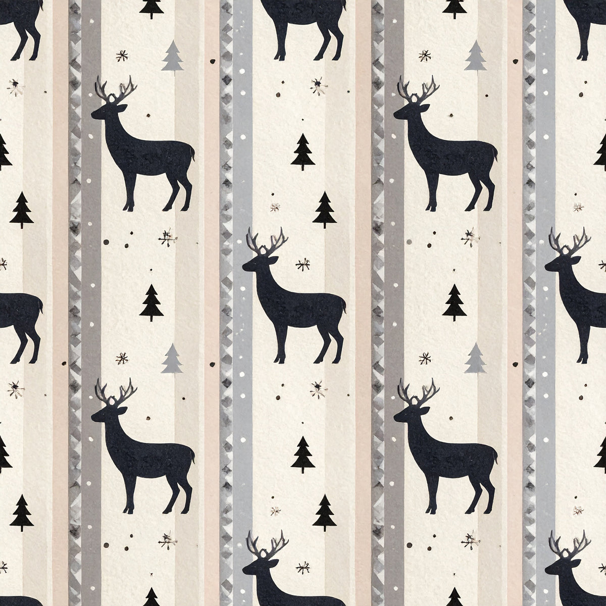 Rosy Santa Christmas Cheer Pattern 20 Quilting Cotton Fabric