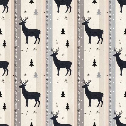 Rosy Santa Christmas Cheer Pattern 20 Quilting Cotton Fabric
