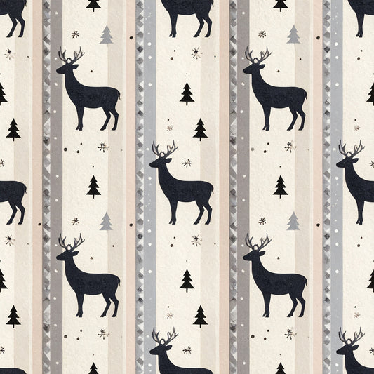 Rosy Santa Christmas Cheer Pattern 20 Quilting Cotton Fabric