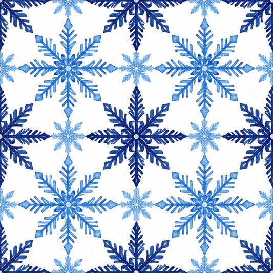 Royal Blue Ornament Elegance Pattern 28 Quilting Cotton Fabric