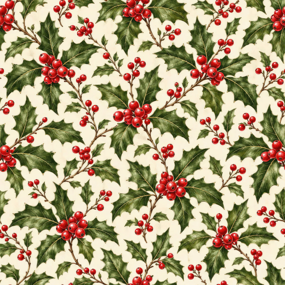 Royal Christmas Pattern 1 Quilting Cotton Fabric