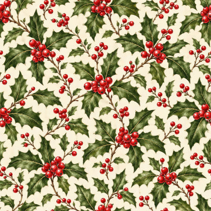Royal Christmas Pattern 1 Quilting Cotton Fabric