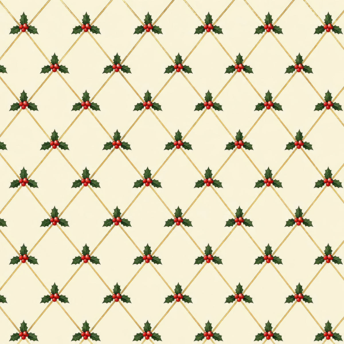 Royal Christmas Pattern 10 Quilting Cotton Fabric