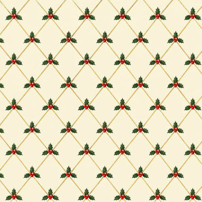 Royal Christmas Pattern 10 Quilting Cotton Fabric