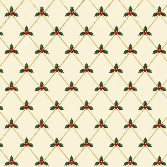 Royal Christmas Pattern 10 Quilting Cotton Fabric