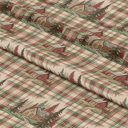 - Rustic Country Farmhouse Plaid Pattern 9 Quilting Cotton Fabric  
- cotton  
- quilting  
- plaid  
- farmhouse  
- rustic  
- country  
- beige  
- red  
- green  
- brown  
- checkered  
- homes  
- trees  
- vintage  
- cozy  
- textile  
- yardage