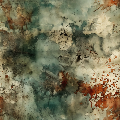 Rustic Patina Textures Pattern 4 Quilting Cotton Fabric