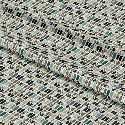 Sage Green Boho Pattern 7 Quilting Cotton Fabric