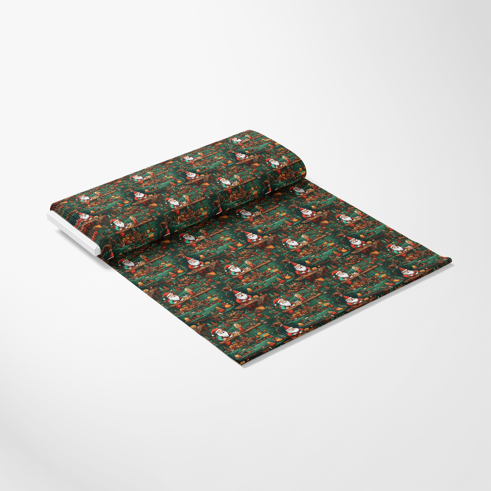 Santa's Workshop Pattern 3 Quilting Cotton Fabric