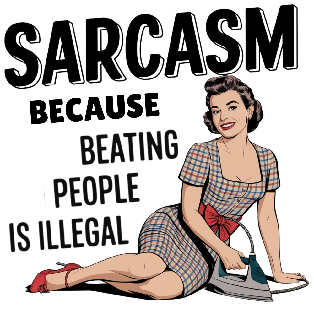 Sarcastic Vintage Fabric Panel