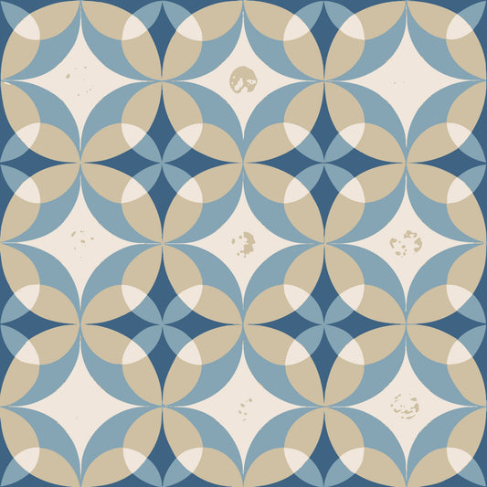 Scandinavian Geometric Pattern 10 Quilting Cotton Fabric