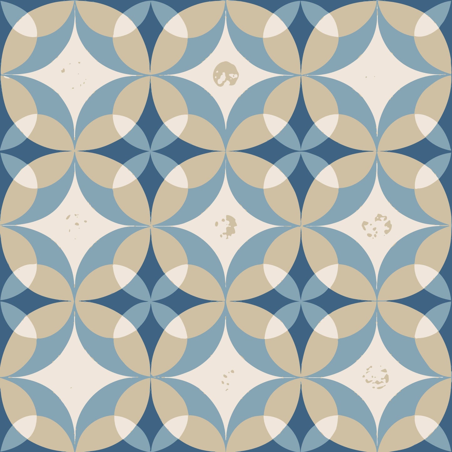 Scandinavian Geometric Pattern 10 Quilting Cotton Fabric